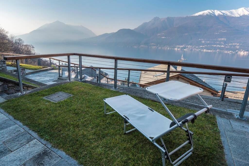Magic Lake View With Beautiful Pool Area Bellano Exterior photo
